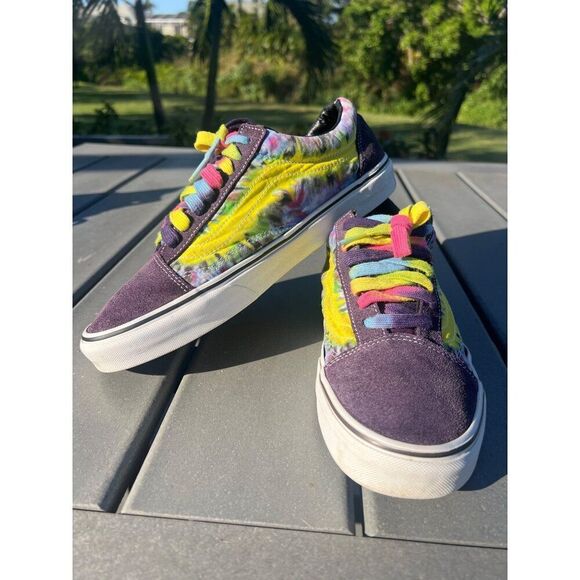 Vans  Men Old Skool Tie Dye Canvas Sneakers Size 10 - Picture 1 of 10